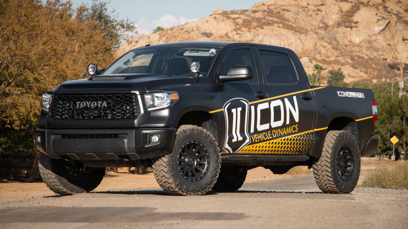 ICON 2018905560SB Compression 18x9 5x150 25mm Offset 6in BS Satin Black Wheel