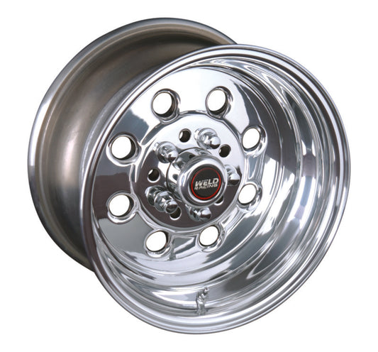 Weld 90-58350 Draglite 15x8 / 5x4.5 & 5x4.75 BP / 5.5in. BS Polished Wheel - Non-Beadlock