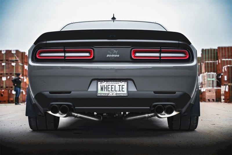 CORSA Performance 21070BLK Corsa 15-23 Challenger SRT/Hellcat/Demon/Redeye 2.75in Valved CB DRE w/ Twin 3.5in Pol Blk PVD Tips