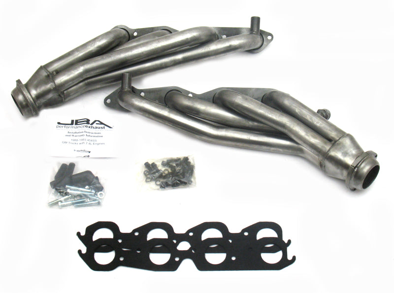 JBA 1823S 96-00 GM Truck 7.4L Voretc w/EGR & A.I.R. 1-3/4in Primary Raw 409SS Cat4Ward Header