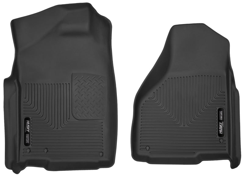 Husky Liners 53521 09-14 Dodge Ram/RAM Quad Cab X-Act Contour Black Front Floor Liners