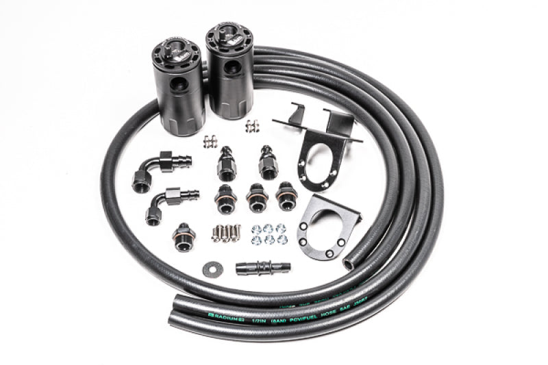 Radium Engineering 20-0240-FL 07-21 Toyota Tundra Dual Catch Can Kit Fluid Lock