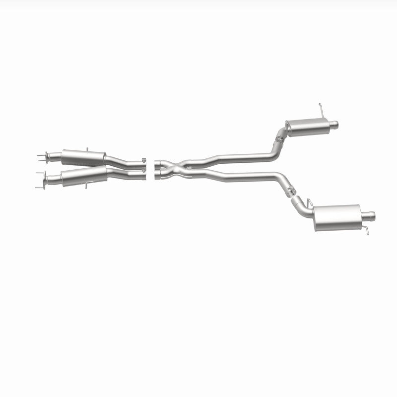 Magnaflow 15064 MagnaFlow 12 Jeep Grand Cherokee V8 6.4L Dual Split Rear Exit Stainless Cat Back Performance Exhaust