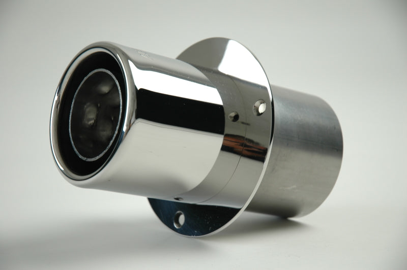Gibson 310003 Marine Power Tip Muffler (Pair) Transom Mount - 4in Inlet/4in Length - Stainless