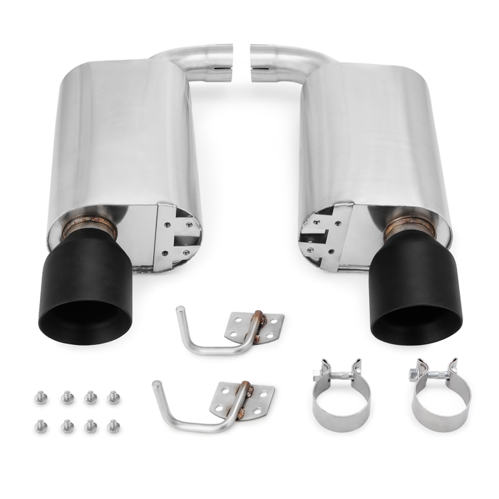 Mishimoto MMEXH-MUS8-15ASBK 2015+ Ford Mustang GT Street Axleback Exhaust w/ BlackTips