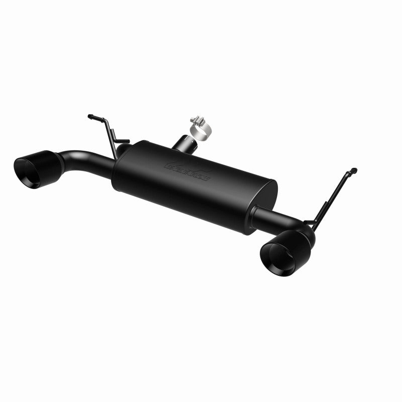 Magnaflow 15160 MagnaFlow 07-17 Jeep Wrangler JK 3.8/3.6L Dual Split Rear Exit Black Axle-Back Exhaust