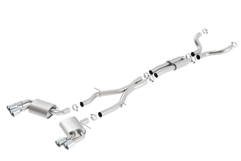 Borla 140688 Chevy 16-17 Camaro 6.2L ATAK Catback w/ Dual Tips (NPP) Dual Split Rear Exit