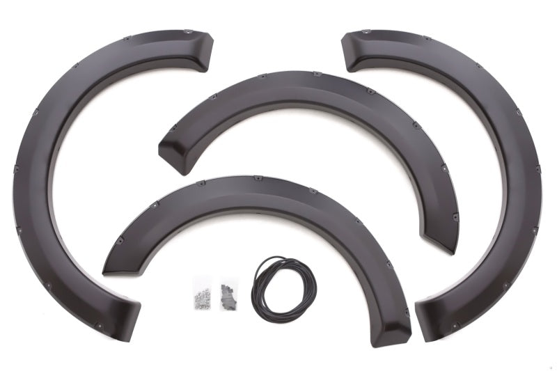 LUND RX312S Lund 09-14 Ford F-150 (Excl Raptor) RX-Rivet Style Smooth Elite Series Fender Flares - Black (4 Pc.)
