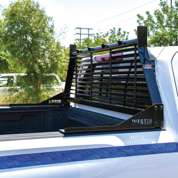 Westin 57-8025 1999-2018 Chevrolet/Ford/GMC/Toyota Silverado/Sierra 1500/2500/3500 HD Headache Rack - Black
