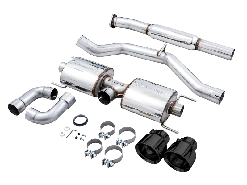 Awe Tuning AWE3015-33486 BRZ GR86 FR-S Exhaust Dual Outlet Black Tips