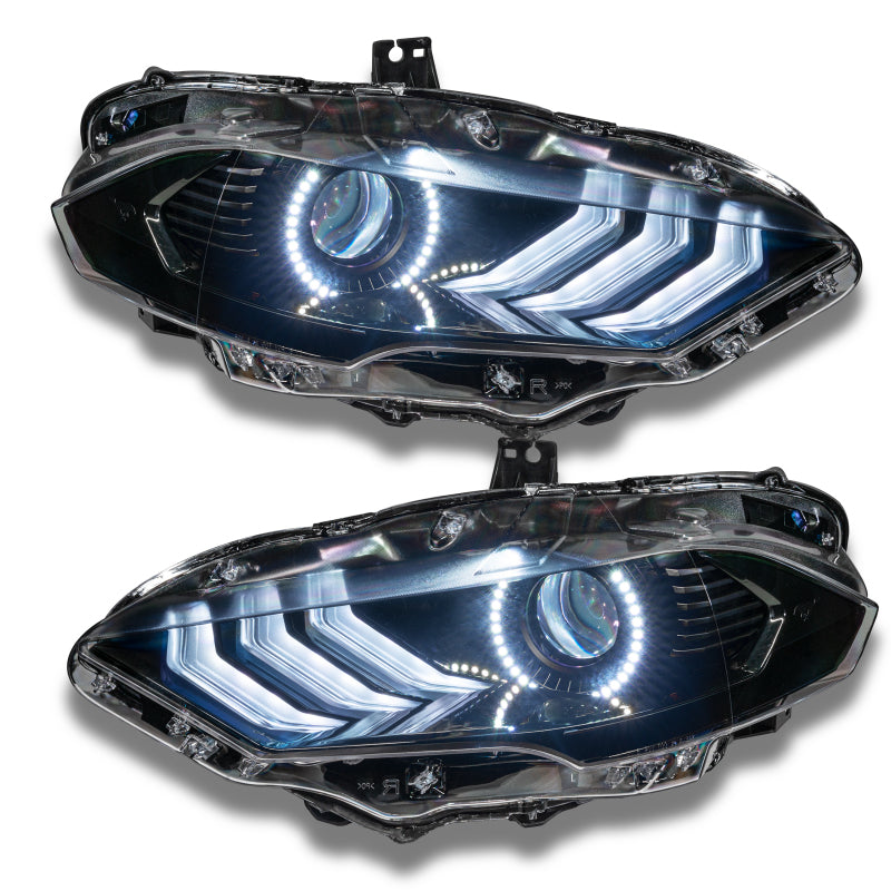 ORACLE Lighting 1446-332 Oracle 18-21 Ford Mustang Dynamic DRL w/ Halo Kit & Sequential Turn Signal - ColorSHIFT SEE WARRANTY