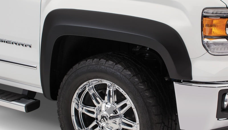 Bushwacker 14-15 GMC Sierra 1500 Extend-A-Fender Style Flares 4pc - Black