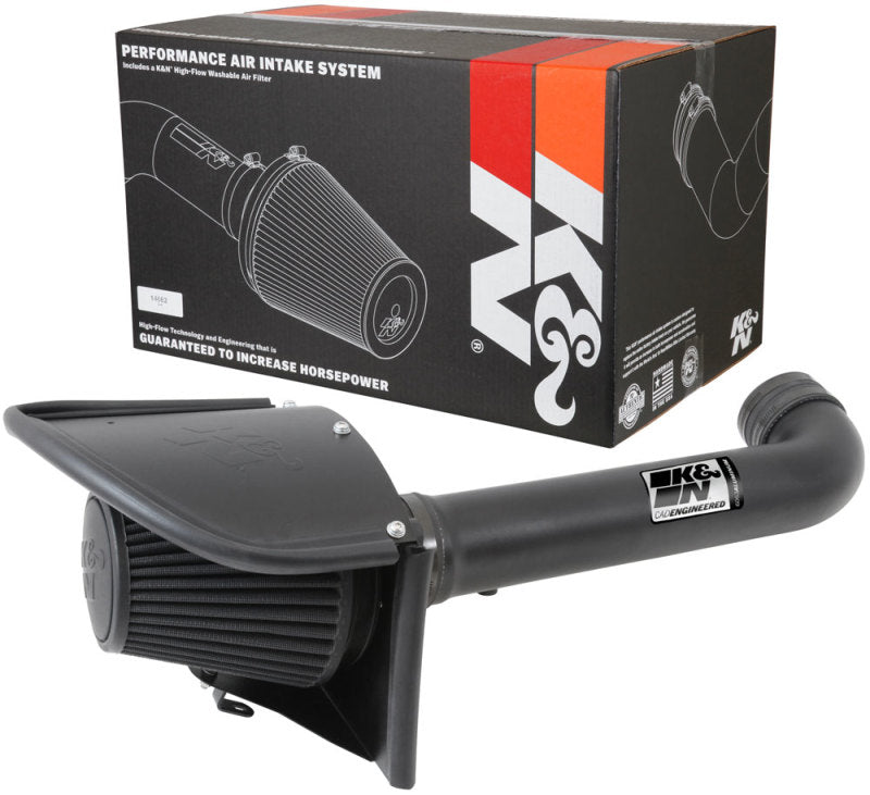 K&N Engineering 71-1566 K&N 71 Series Performance Intake Kit for 12-18 Jeep Wrangler 3.6L V6 (12-15 CARB Approved)