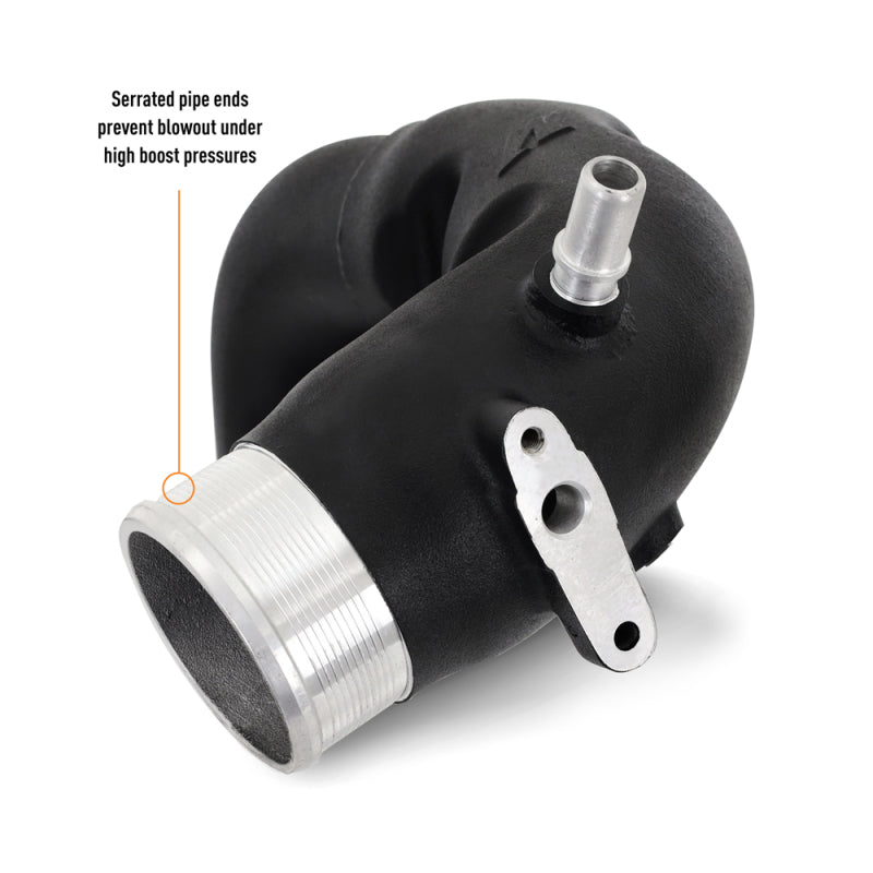 Mishimoto MMICP-BR27-21MWBK 21+ Bronco 2.7L Intercooler Pipe Kit Micro Wrinkle Black