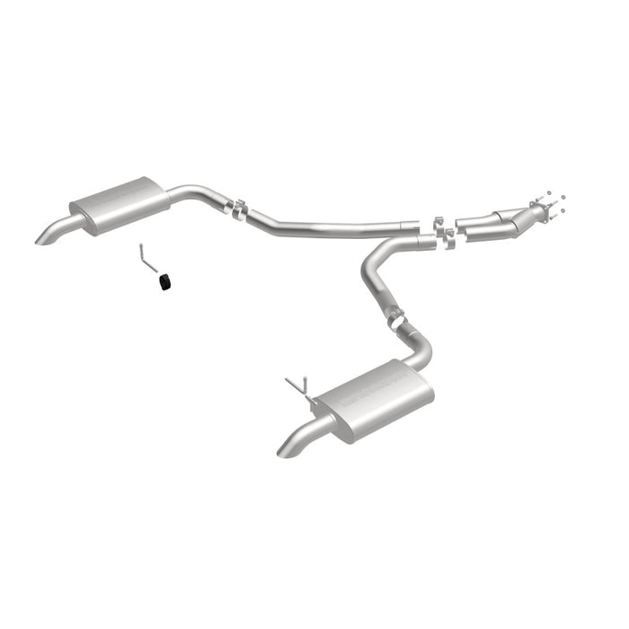 Magnaflow 16710 MagnaFlow 75-79 Chevy Corvette V8 5.7L Dual Split Rear Exit Stainless Cat-Back Perf Exhaust