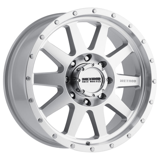 Method Wheels MR30189087318 Method MR301 The Standard 18x9 +18mm Offset 8x170 130.81mm CB Machined/Clear Coat Wheel