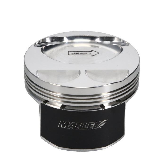 Manley Performance 630002C-4 Manley MazdaSpeed 3 MZR 2.3L 87.75mm Bore -13.3cc Dome 9.5:1 CR Pistons w/ Rings - Set of 4