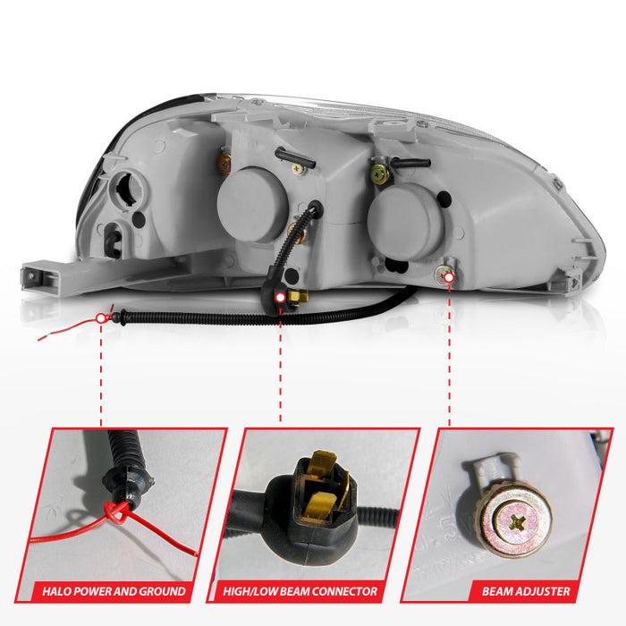 ANZO 121068 ANZ LED/Projector Headlights