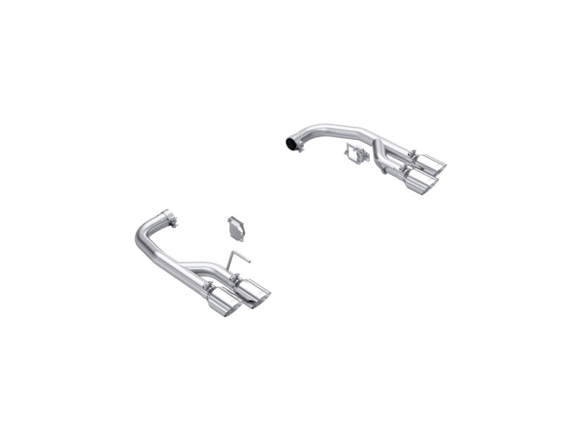MBRP S7281AL 2024+ Mustang GT 5.0L Aluminized Steel 2.5in Axle-Back Exhaust w/ Dual-Rear Quad Exhaust Tips