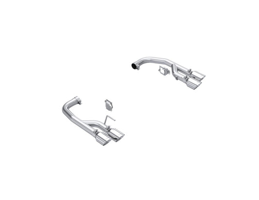 MBRP S7281AL 2024+ Mustang GT 5.0L Aluminized Steel 2.5in Axle-Back Exhaust w/ Dual-Rear Quad Exhaust Tips
