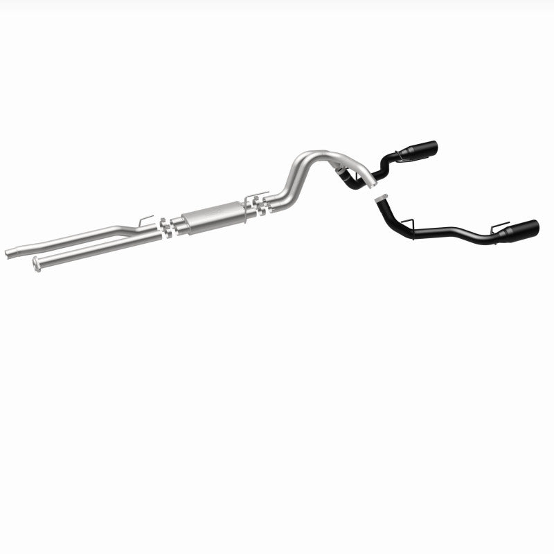 Magnaflow 19350 MagnaFlow SYS Cat-Back 2017 Ford F-150 Raptor 3.5L Dual Black Coated 3in Tips