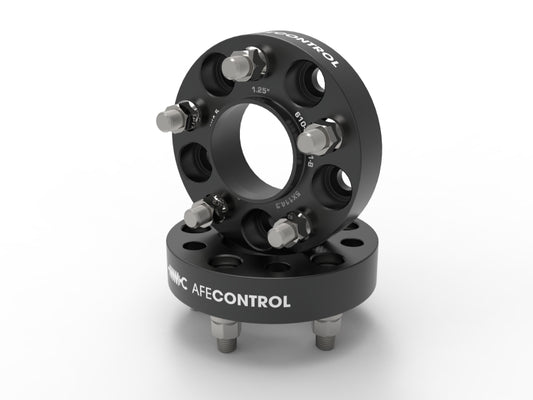 aFe 610-304001-B CONTROL Billet Aluminum Wheel Spacers 5x114.3 CB70.5 1.25in - 15-24 Ford Mustang/20-23 Explorer