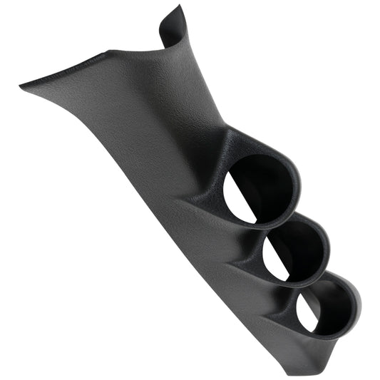 AutoMeter 12203 Autometer 82-92 Pontiac Firebird T Top / 82-92 Chevy Camato T Top Black 52mm Triple Pillar Gauge