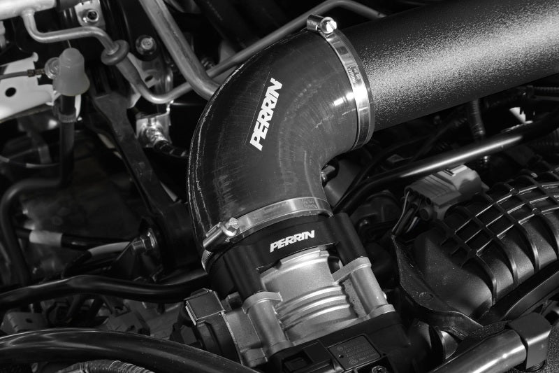 Perrin Performance PSP-ITR-441SL/BK PERRIN 22-25 Subaru WRX Front Mount Intercooler Kit (Black Tubes & Silver Core)
