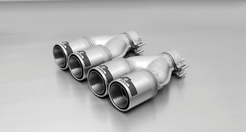 Remus 0010 84C 2006 Peugeot 207 3 & 5 Door 1.4L/1.6L HDI 84mm Straight w/Carbon Insert Tail Pipe Set