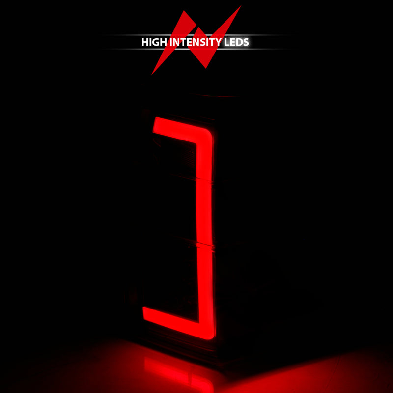 ANZO 311409 07-17 Ford Expedition LED Taillights w/ Light Bar Black Housing Smoke Lens