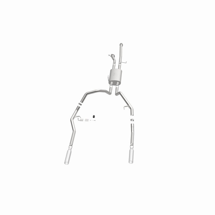 Magnaflow 15305 MagnaFlow 14 Toyota Tundra V8 4.6L/5.7L Stainless Cat Back Exhaust Dual Split Rear Exit