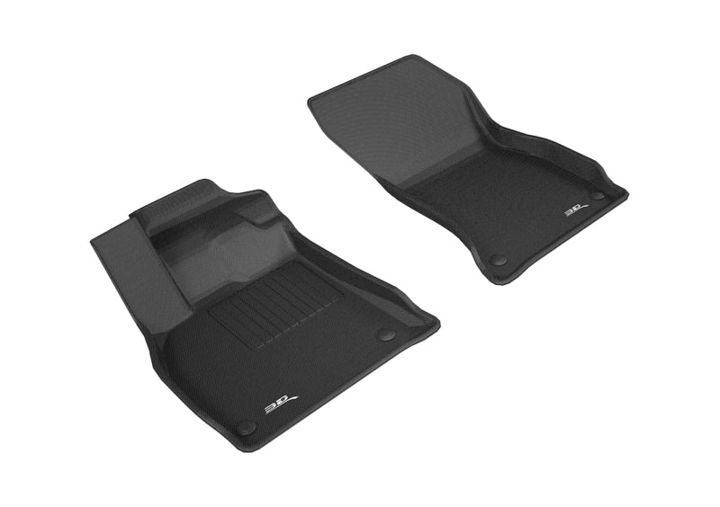 3D MAXpider L1AD04711509 2018-2020 Audi Q5 Kagu 1st Row Floormat - Black