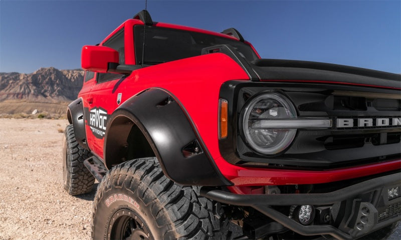 Bushwacker 20960-02 2021+ Ford Bronco 4-Door Pocket Style Flares 4pc - Black