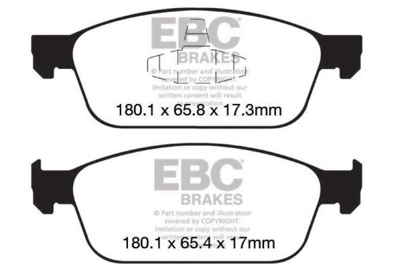 EBC DP42145R 12+ Ford Focus 2.0 Turbo ST Yellowstuff Front Brake Pads