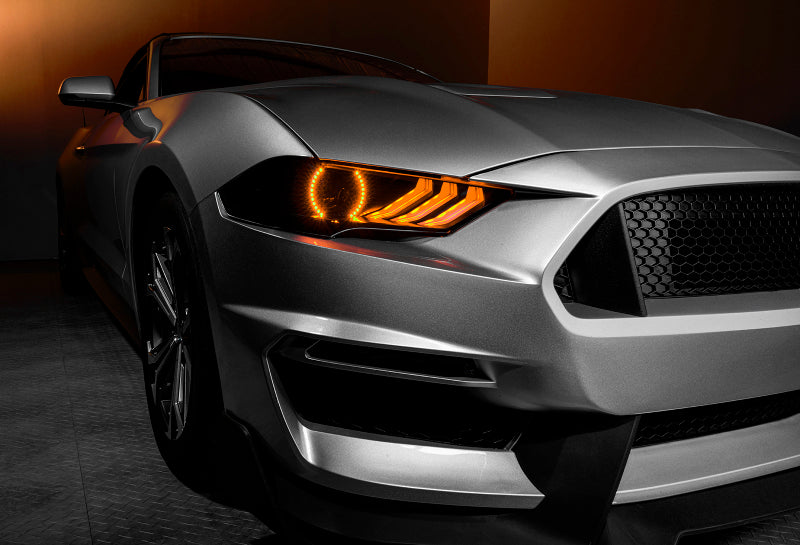 ORACLE Lighting 1446-332 Oracle 18-21 Ford Mustang Dynamic DRL w/ Halo Kit & Sequential Turn Signal - ColorSHIFT SEE WARRANTY