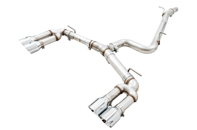 AWE Tuning 3015-42142 Audi 8V S3 Track Edition Exhaust w/Chrome Silver Tips 102mm