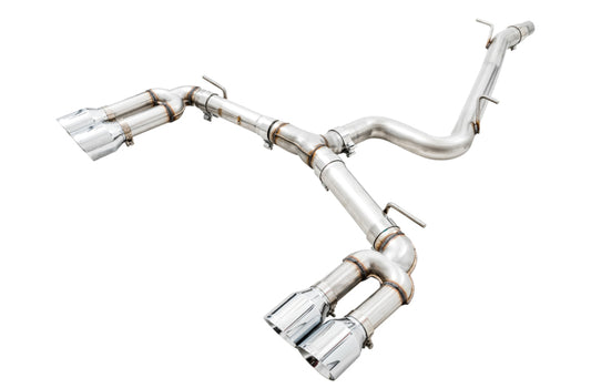 AWE Tuning 3015-42142 Audi 8V S3 Track Edition Exhaust w/Chrome Silver Tips 102mm