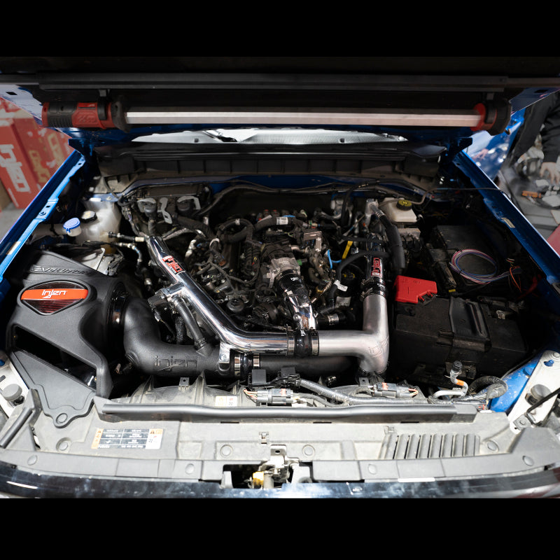 Injen EVO9301C 2021-2022 Ford Bronco V6-2.7L Twin Turbo Evolution Intake (Oiled)