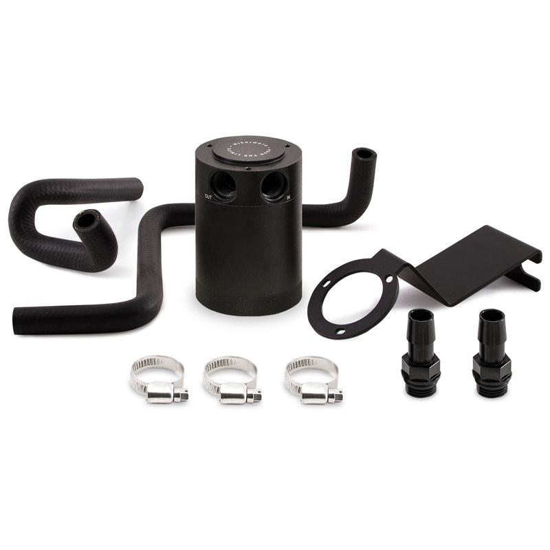 Mishimoto MMBCC-BRZ-13PBE 2013+ Subaru BRZ / 2017+ Toyota 86 / 13-16 Scion FR-S Baffled Oil Catch Can Kit - Black
