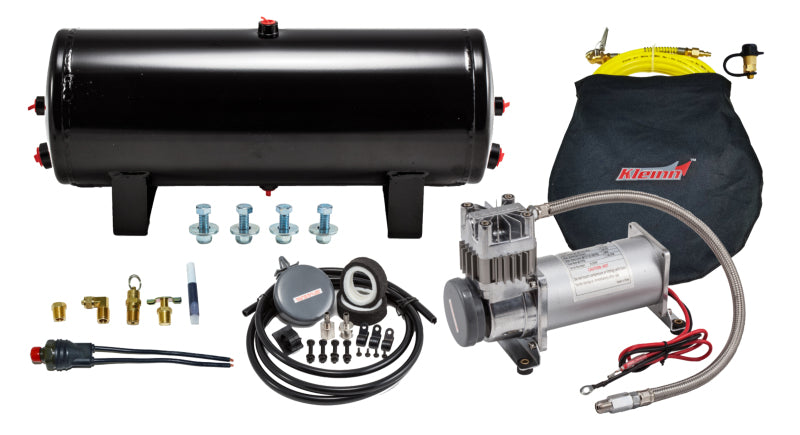 Kleinn Air Horns 6350 Kleinn Air System w/ 150 PSI Waterproof/ 100 Percent Duty Cycle Air Compressor / 3.0 gal Air Tank