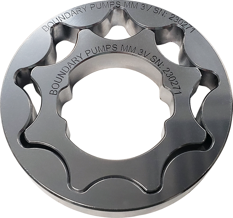 Boundary MM-S1-BBP 99-15 Ford Modular Motor (All Types) V8 Oil Pump Assembly w/Billet Back Plate