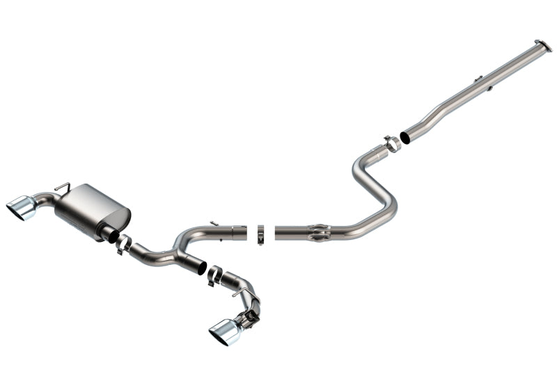 Borla 140832 19-20 Hyundai Veloster N 2.0L I4 MT FWD 2DR 3in ATAK CatBack Exhaust w/ SS Tips