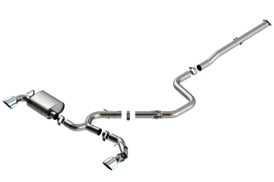 Borla 140832 19-20 Hyundai Veloster N 2.0L I4 MT FWD 2DR 3in ATAK CatBack Exhaust w/ SS Tips