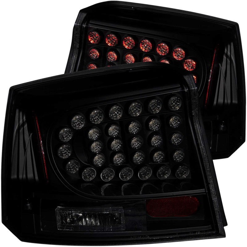 ANZO 321229 2006-2008 Dodge Charger LED Taillights Dark Smoke