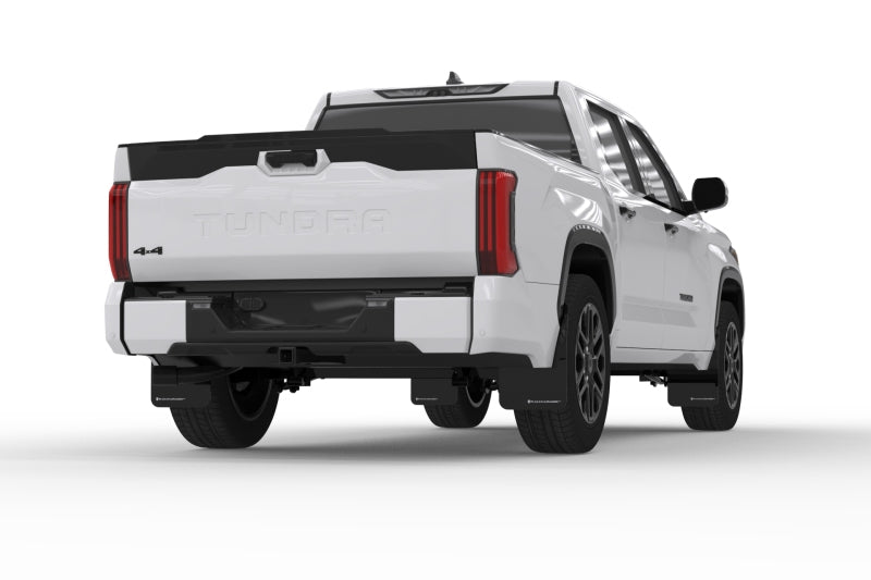Rally Armor MF110-UR-BLK-WH 22-25 Toyota Tundra Black UR Mud Flap w/White Logo