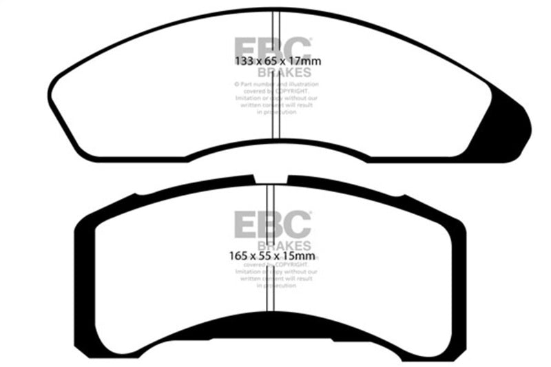 EBC DP21151 78-83 Ford Fairmont 2.3 Greenstuff Front Brake Pads