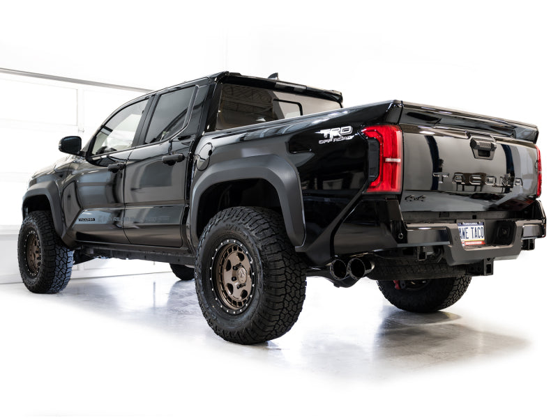 AWE Tuning 3015-33254 AWE Exhaust for 4th Gen Toyota Tacoma Dual Diamond Black Tips