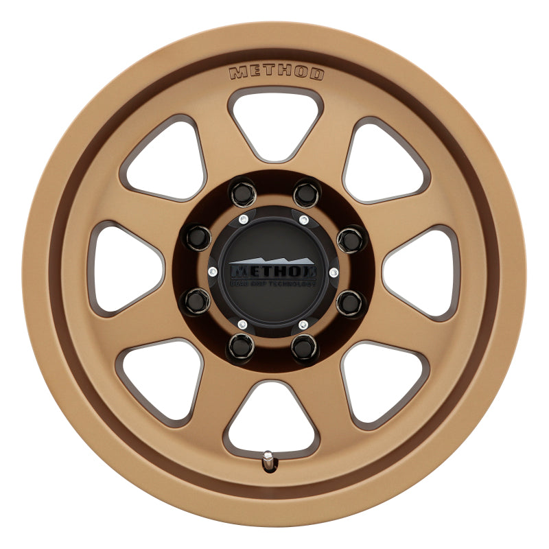 Method Wheels MR70178587900 Method MR701 17x8.5 0mm Offset 8x170 130.81mm CB Method Bronze Wheel