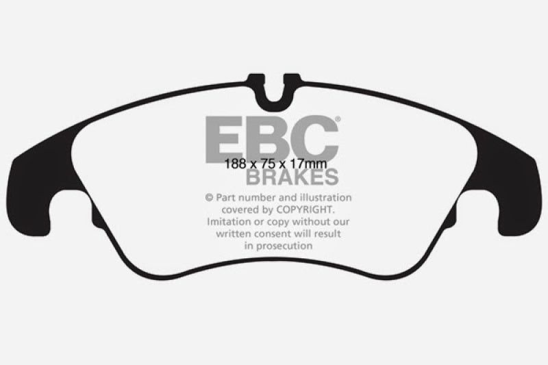 EBC DP42022R 11 Audi A6 2.0 Turbo Yellowstuff Front Brake Pads