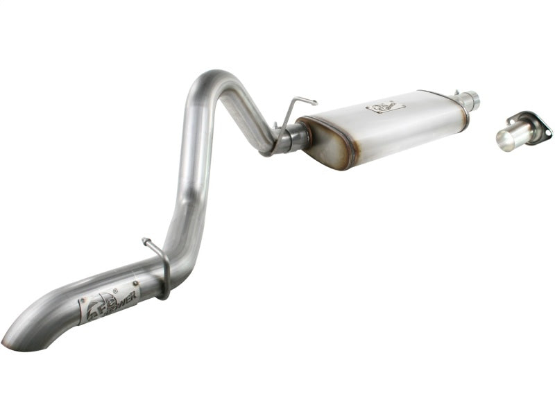 aFe 49-46223 MACHForce XP Exhausts Cat-Back SS-409 EXH Jeep Wrangler TJ 97-06 I6-4.0L HT - 2.5 In.